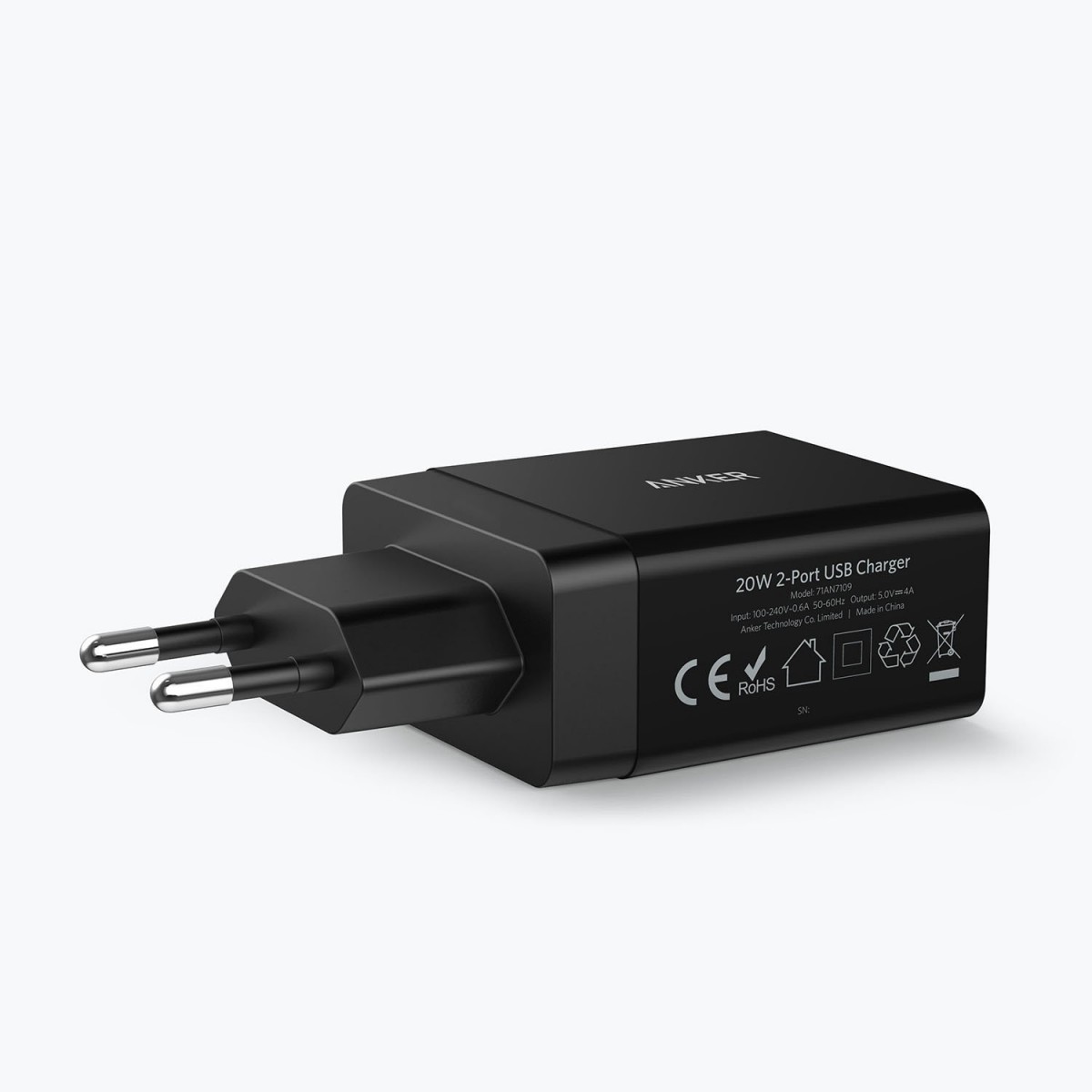Anker Mobile Accessories Ak B2021g11 24w 2 Port Usb Charger Eu Black Micro Cable