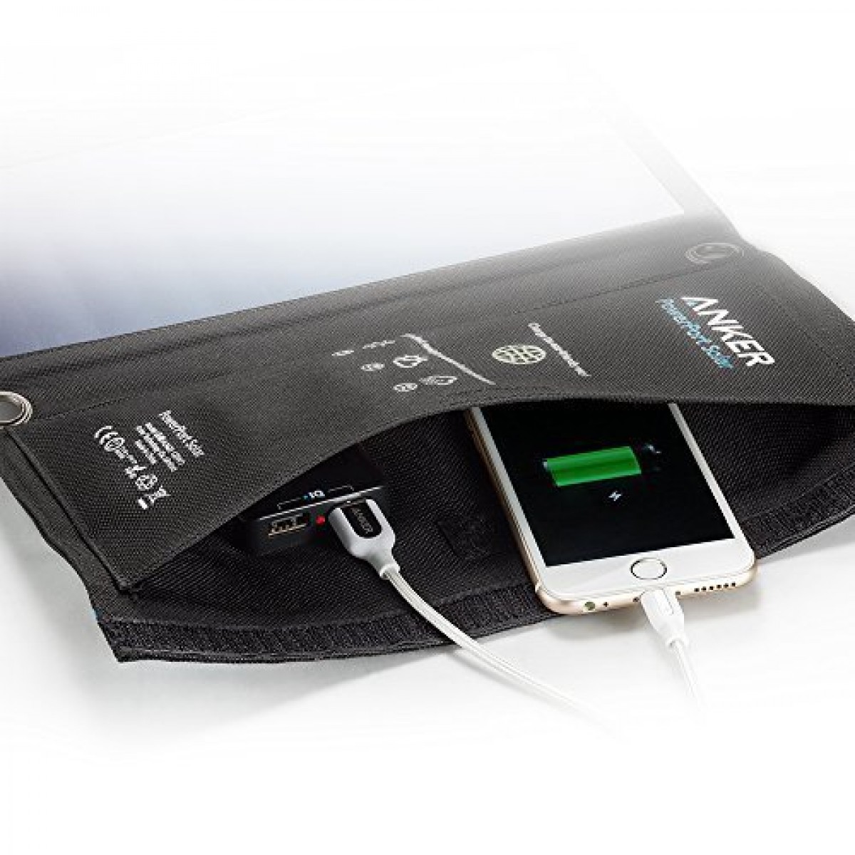 ANKER - Mobile Accessories - AK-A2422011 - PowerPort 15W 2-Port Solar  Charger