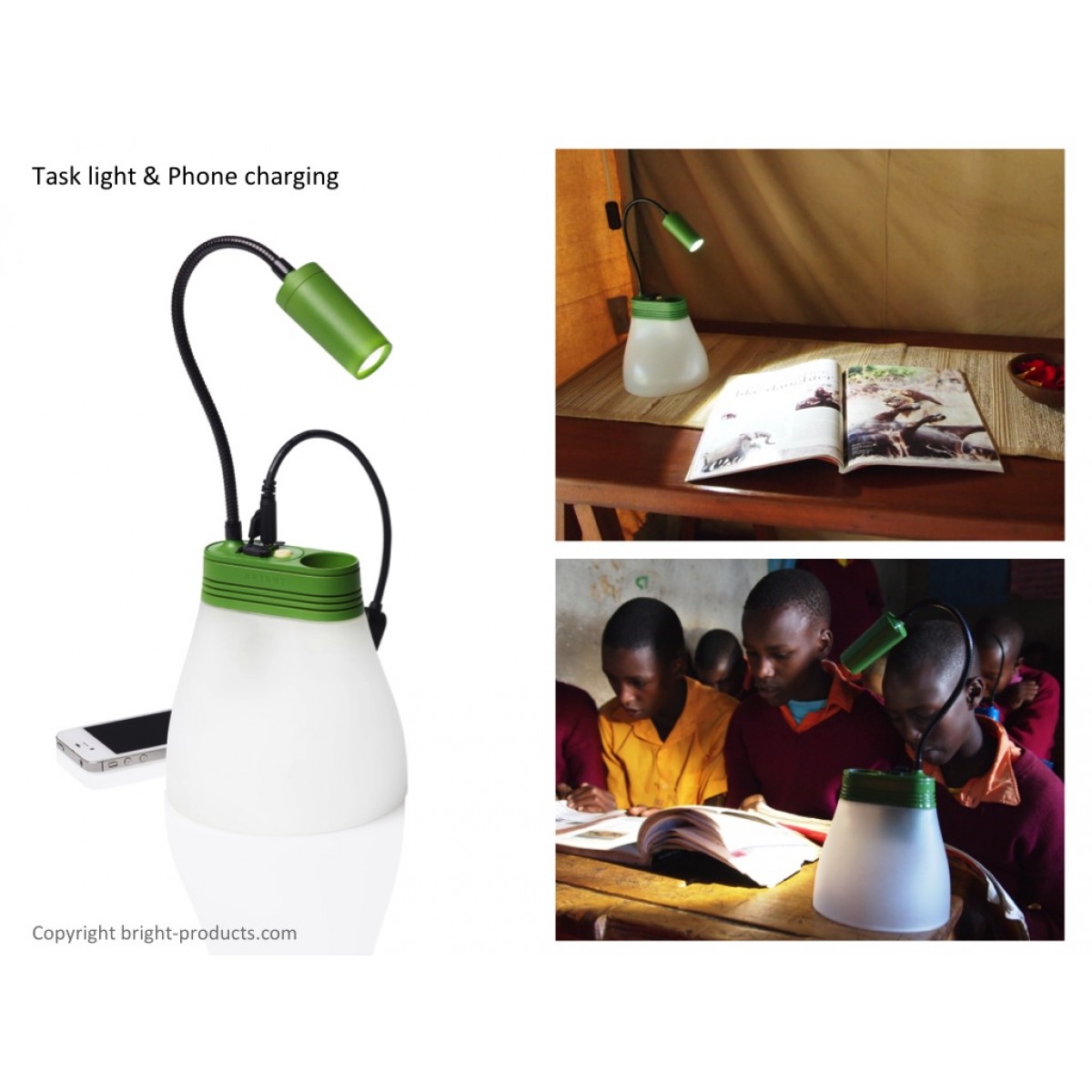 BRIGHT SOLAR LIGHT BP SUNBELL SunBell Solar Lamp and Phone Charger