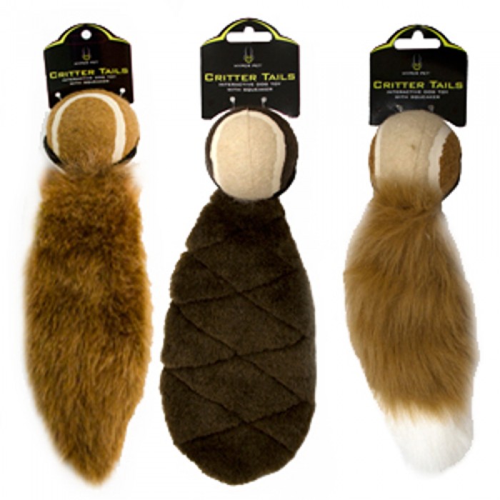 HYPER PET Interactive Dog Toys HPCritterTails Critter Tails