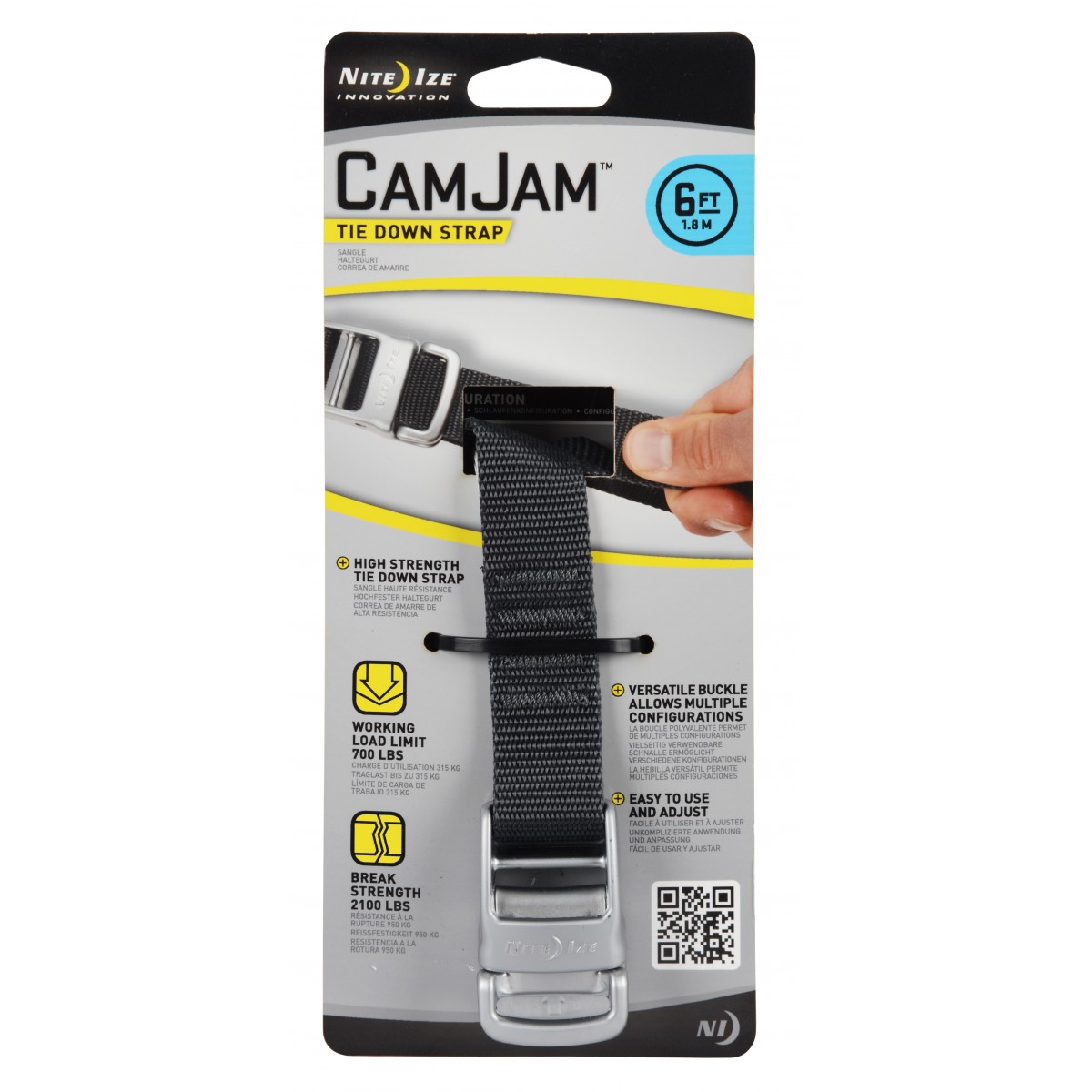 NITE IZE - Innovative Accessories - NI-CJW - CamJam Spanngurt