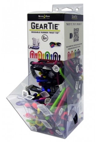 NITE IZE - Innovative Accessories - NI-GT6MGB-09-A1 - Mini-Thekendisplay Geat Tie  15cm, 100 St