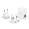 ANKER - Mobile Accessories - AK-A2022321 - PowerPort 2 Lite w. interchangeable UK- and EU Plugs 17W