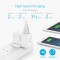 ANKER - Mobile Accessories - AK-A2022321 - PowerPort 2 Lite w. interchangeable UK- and EU Plugs 17W